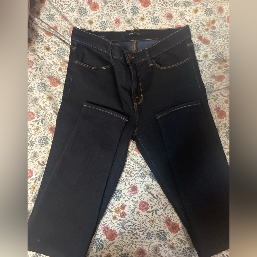 J Brand Black Ankle Cropped Jeans
